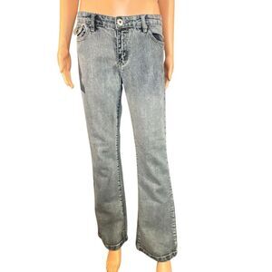 True People Light Wash Denim Jeans Juniors Size 11 Boot Cut